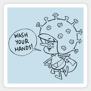 Wash Your Hands! Sticker